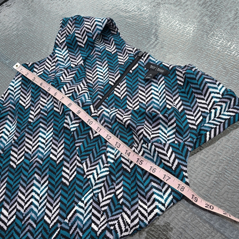WHBM Herringbone Knit Sheath Dress, Size 10, EUC - Picture 6 of 11